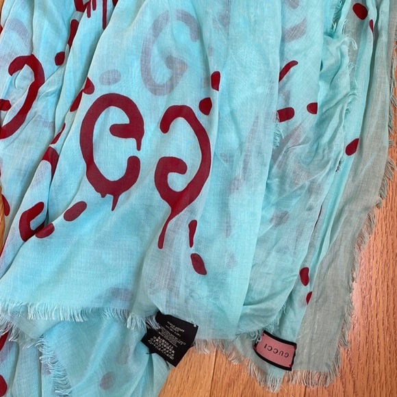Gucci Ghost Shawl/ Scarf - Picture 3 of 3